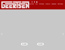 Tablet Screenshot of geertsen.com